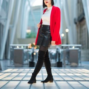 DKNY Suede Thigh High Boots - Size 7.5